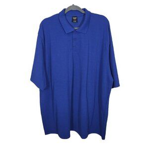 Hanes Royal Blue Polo‎ Shirt Size 3XL